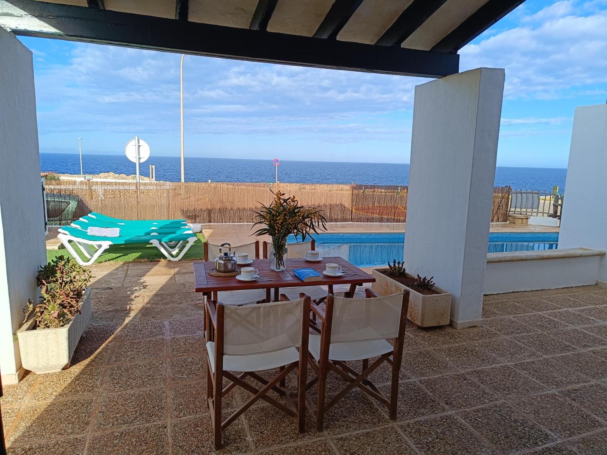 Villa Victor - Primera Linea Mar, Vista A Puesta De Sol Cala'N Blanes  Exterior photo